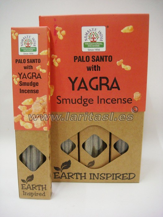 Incenso Orkay Namaste Earth Inspired Palo Santo e Yagra (12x30gr)